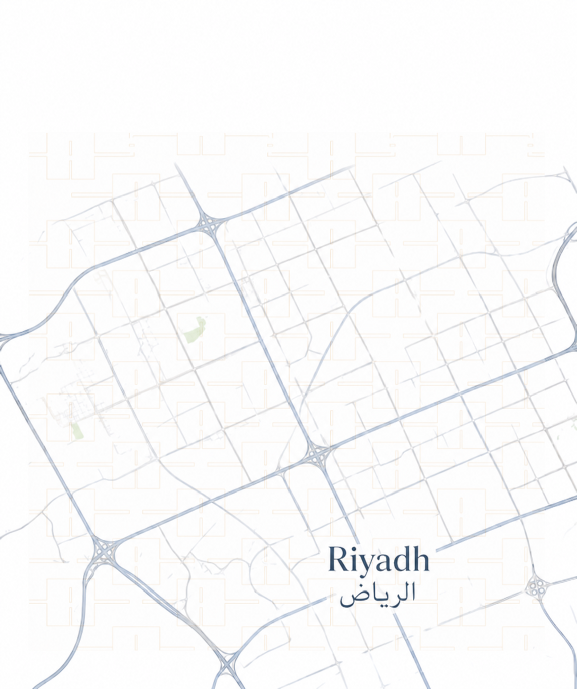 Map of Riyadh clinic locations